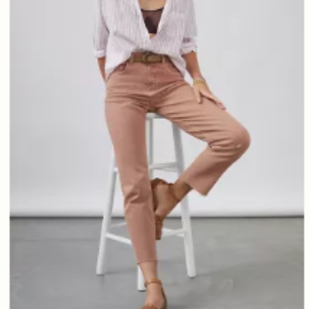 Anthropologie Pilcro Vintage Mango Straight Jeans Size: 18 W